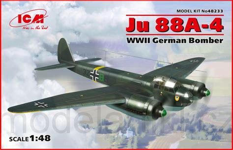 Ju 88a 4 Wwii German Bomber Plastikové Modely A Modelářské Potřeby