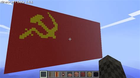 Soviet Russia Flag Minecraft Project
