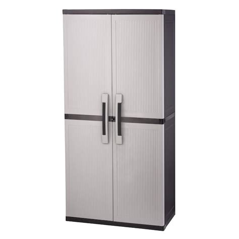Keter Utility Jumbo Cabinet 345 In W X 708 In H X 175 In D Plastic