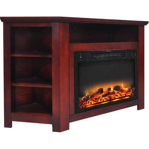 Cambridge Stratford 56 Electric Corner Fireplace Heater With Enhanced