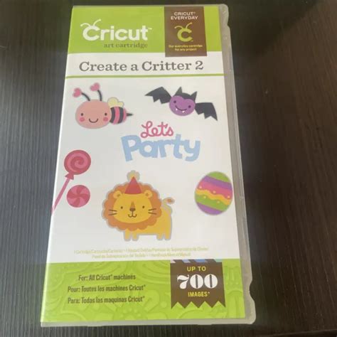 Cricut Create A Critter 2 Cartridge Keyboard Overlay And Handbook 12