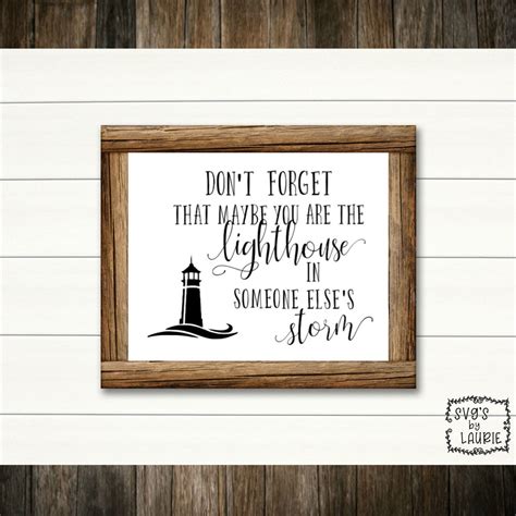 Lighthouse In Someone Elses Storm Svg Faith Svg Etsy Canada