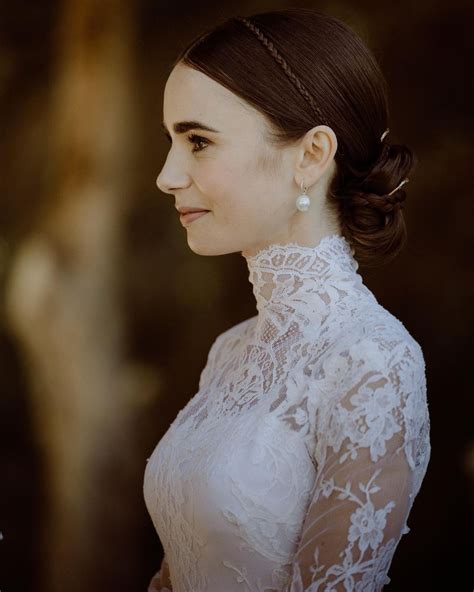 Everything You Need To Know About Lily Collins Wedding Dress