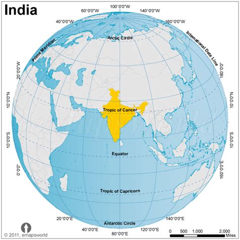 India Globe Map Globe Map Of India