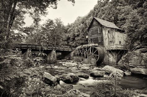 Glade Creek Grist Mill 2 Another View And Treatment Of The Flickr