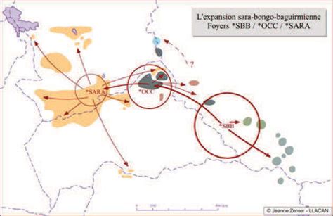 The Reconstructed Migration Routes Of The Sara Bongo Bagirmi