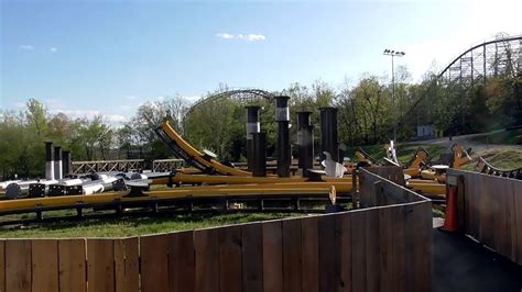 Six Flags St Louis Construction Update Rookie Racer Youtube
