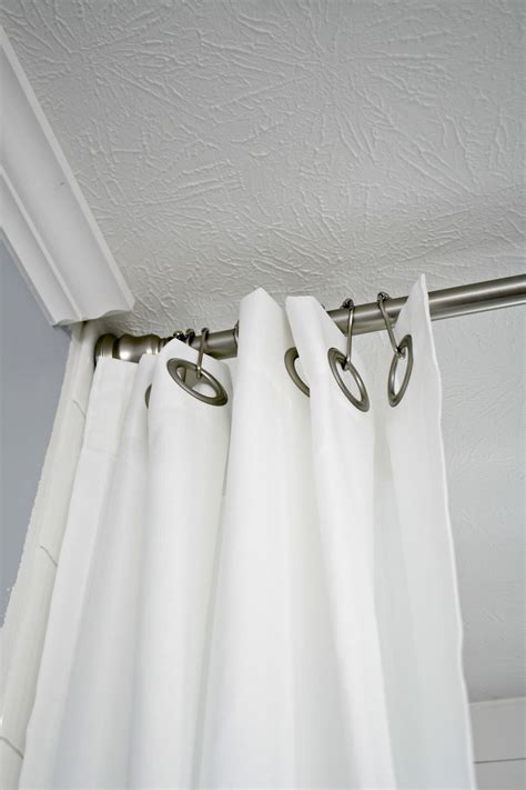How To Hang Double Shower Curtains For Less From Thrifty Decor Chick