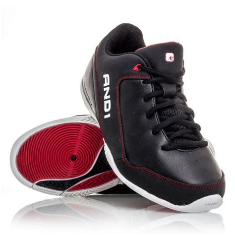 And1 Sport Low Junior Basketball Shoes Blackred Sportitude Running