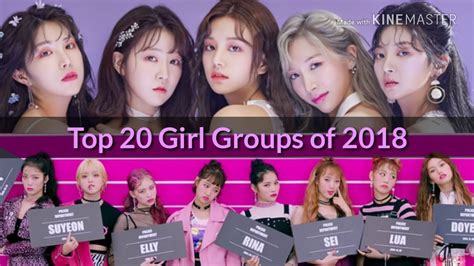 Top 20 Kpop Girl Groups Of 2018 Youtube