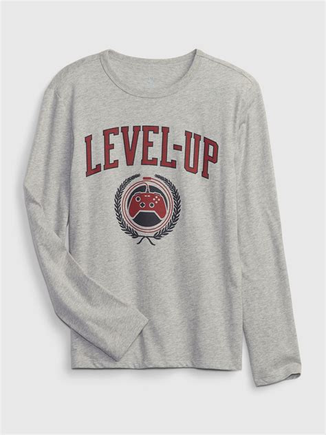 Kids Long Sleeve Graphic T Shirt Gap