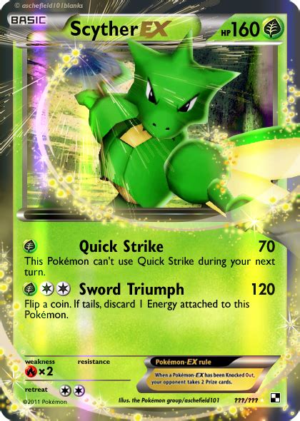 Scyther Pokemon Card Scyther Holo 46 115 Ex Unseen Forces Pokemon
