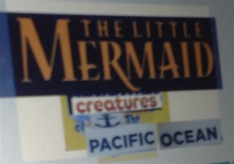 The Little Mermaid Creatures Of The Pacific Ocean The Parody Wiki