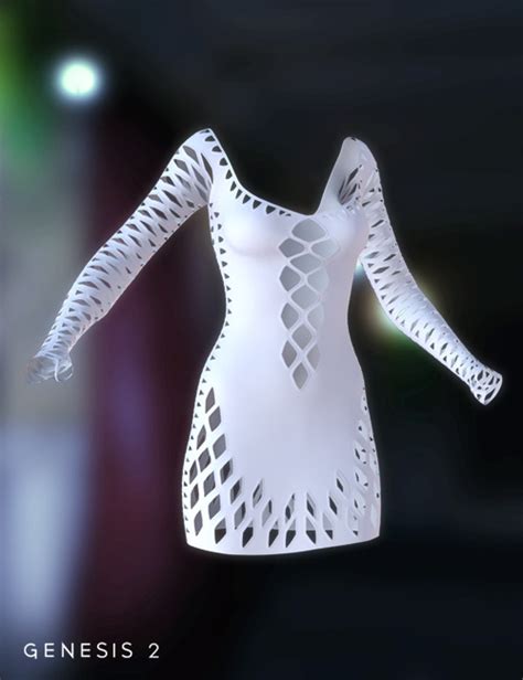 Shredded Dress For Genesis 2 Females Daz 3d
