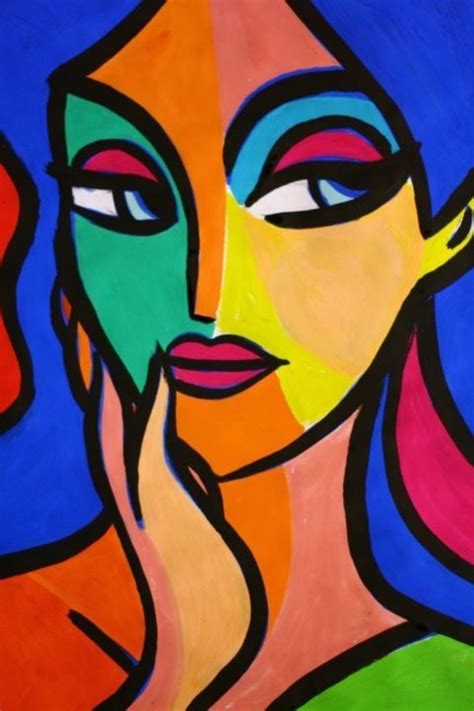Check spelling or type a new query. Face II (Canvas prints available) | Cubist art, Abstract ...