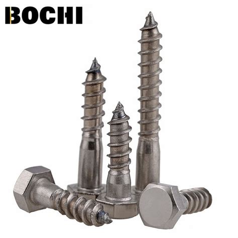 M6 M8 M10 304 Stainless Steel Outer Hexagon Self Tapping Screws Din571
