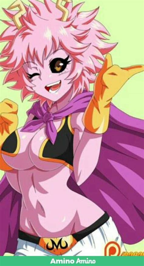 A cheerful girl, without reaching the ''denki girl'' status, and hardworking with a very likeable goal. Pink girl as majin buu | My Hero Academia Amino