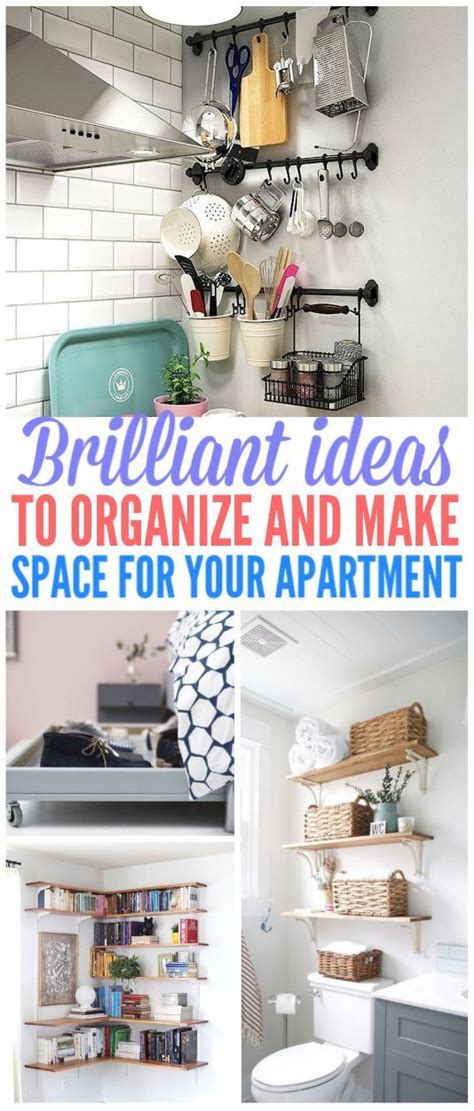 33 Brilliant Apartment Organization Ideas To Share Live Better