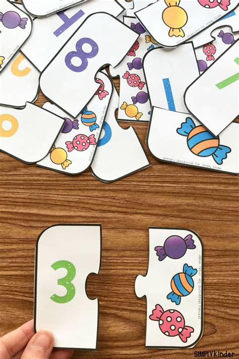 Free Printable Number Match Puzzles Simply Kinder Free Printable