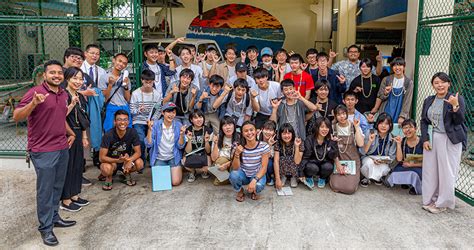 Kyoto High School Students Tour Marine Lab University Of Guam