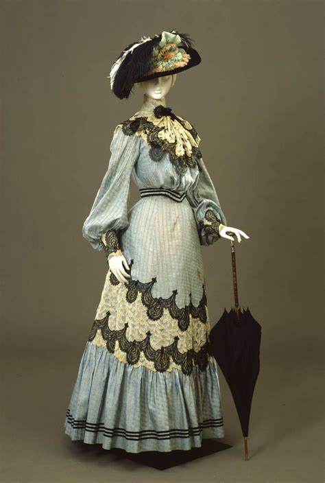 Day Dress Ca 1904 05 Victorian Clothing Historical Dresses Vintage Dresses