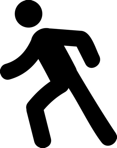 Clipart Walking Person Symbol Clipart Walking Person