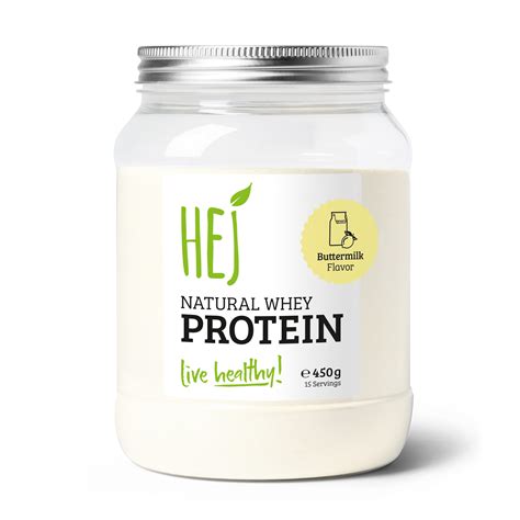 So dosierst du whey protein richtig. HEJ Natural - Natural Whey Protein - 900g
