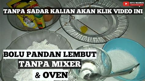 Yah itu bahasa sulitnya, gampangnya sih pandan itu adalah sejenis dedaunan yang berbentuk lancip panjang dan memiliki sudut siku pada bagian daunnya. RESEP BOLU PANDAN SIMPEL, LEMBUT DAN ENAK - YouTube