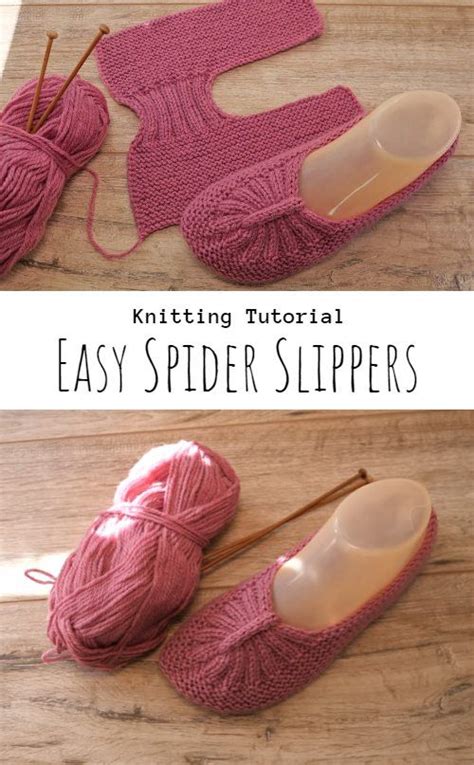 Knit One Piece Slippers Free Knitting Pattern Video Artofit