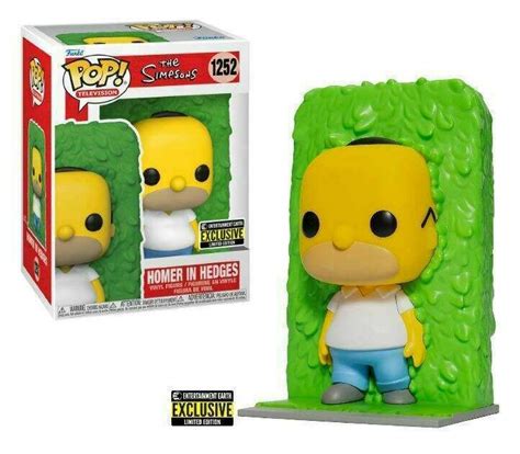 Les Simpsons Figurine Pop En Vinyle De Homer Dans Buisson 10 Cm 1252