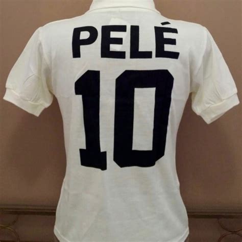 Guten tag zusammen, ich verkaufe ein trikot des fc santos im guten zustand. SANTOS FC PELÉ RETRO JERSEY SOCCER FOOTBALL MAILLOT MAGLIA ...