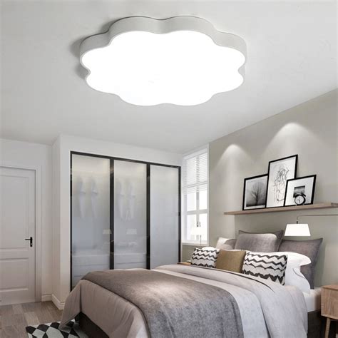 Ultra Thin Simple Modern Led Bedroom Ceiling Lights Children Clouds