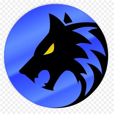 Black And Blue Wolf Logo Logodix