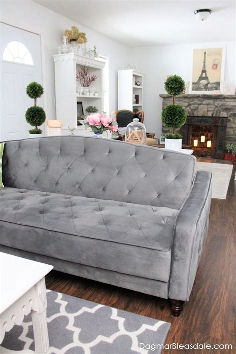 This vintage tufted armchair is the perfect to add an instant touch of style to your living room that will leave your friends feeling envious of your décor. Novogratz Vintage Tufted Sofa Bed for Under $500 | Decor ...