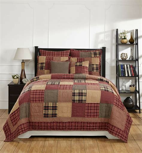 Available in stylish colors and trendy patterns, our quilts and quilt sets come in themes & patterns suitable for any bedroom decor. 7PC RUTHERFORD QUEEN PATCHWORK QUILT SET BEDDING PACKAGE ...