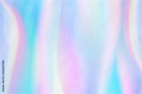 Iridescent Background Holographic Abstract Soft Pastel Colors Backdrop