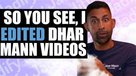So You See I Edited Dhar Mann Videos YouTube