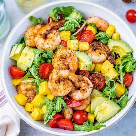 Healthy Grilled Shrimp Salad Healthy Fitness Meals