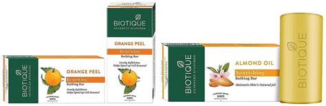 Buy Biotique Almond Oil Nourishing Body Soap 150g And Bio Orange Peel