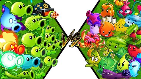 2 Team Plants Peashooter Pult Battles Which Team Will Win PvZ2