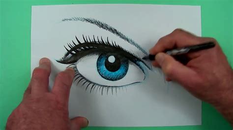 Wie zeichnet man ein Auge Zeichnen für Kinder und jedem dem es