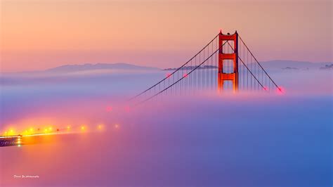 Golden Gate Bridge Fog High Resolution