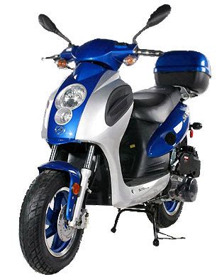 It has a fully automatic transmission. Fast 150cc Scooter