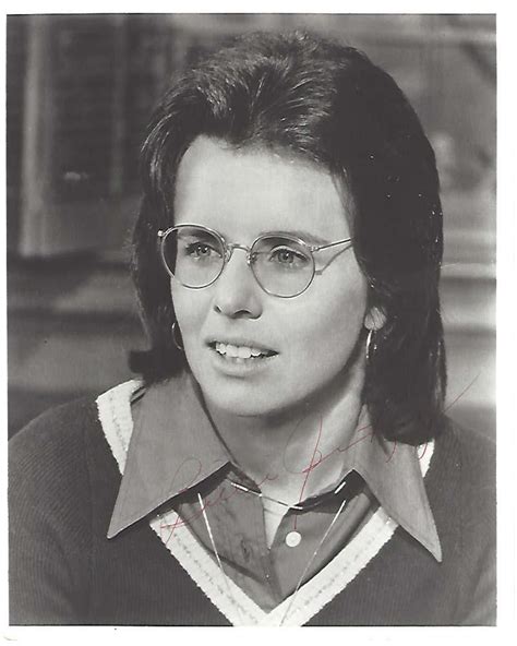 Her victory in front of a nationally televised audience is one of the major. Billie Jean King Signed Photo, Autographed Tennis Photos