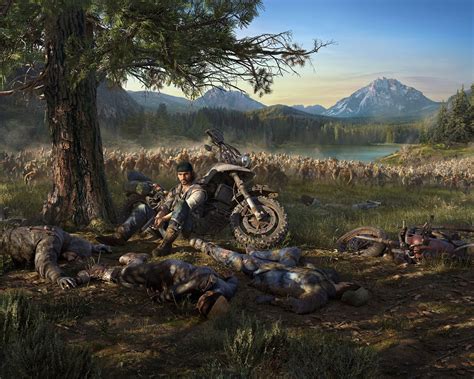 Perfect screen background display for desktop, iphone, pc, laptop, computer, android phone, smartphone, imac, macbook, tablet, mobile device. Wallpaper PS4 game, Days Gone 2560x1600 HD Picture, Image