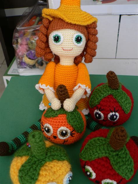 Crochet Halloween Candy Doll And Tomato Pincushion By Girloftheocean On