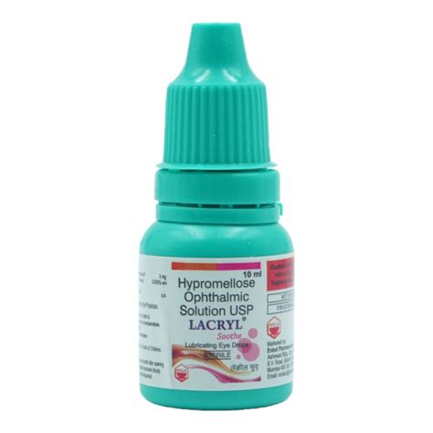 Lacryl Soothe Eye Drops 10 Ml Price Uses Side Effects Composition