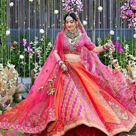 51 Pink Bridal Lehenga Designs For Every Kind Of Bride Wedbook Vlr Eng Br