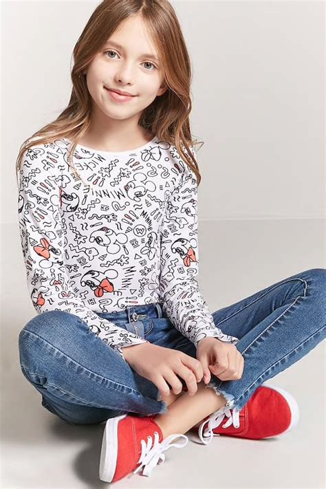 Girls Mickey Mouse Bodysuit Kids Girls Fashion Tween Little Girl