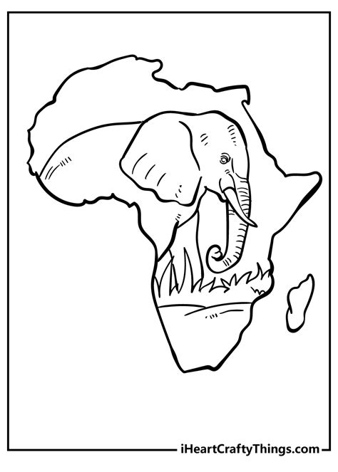Africa Coloring Pages To Print